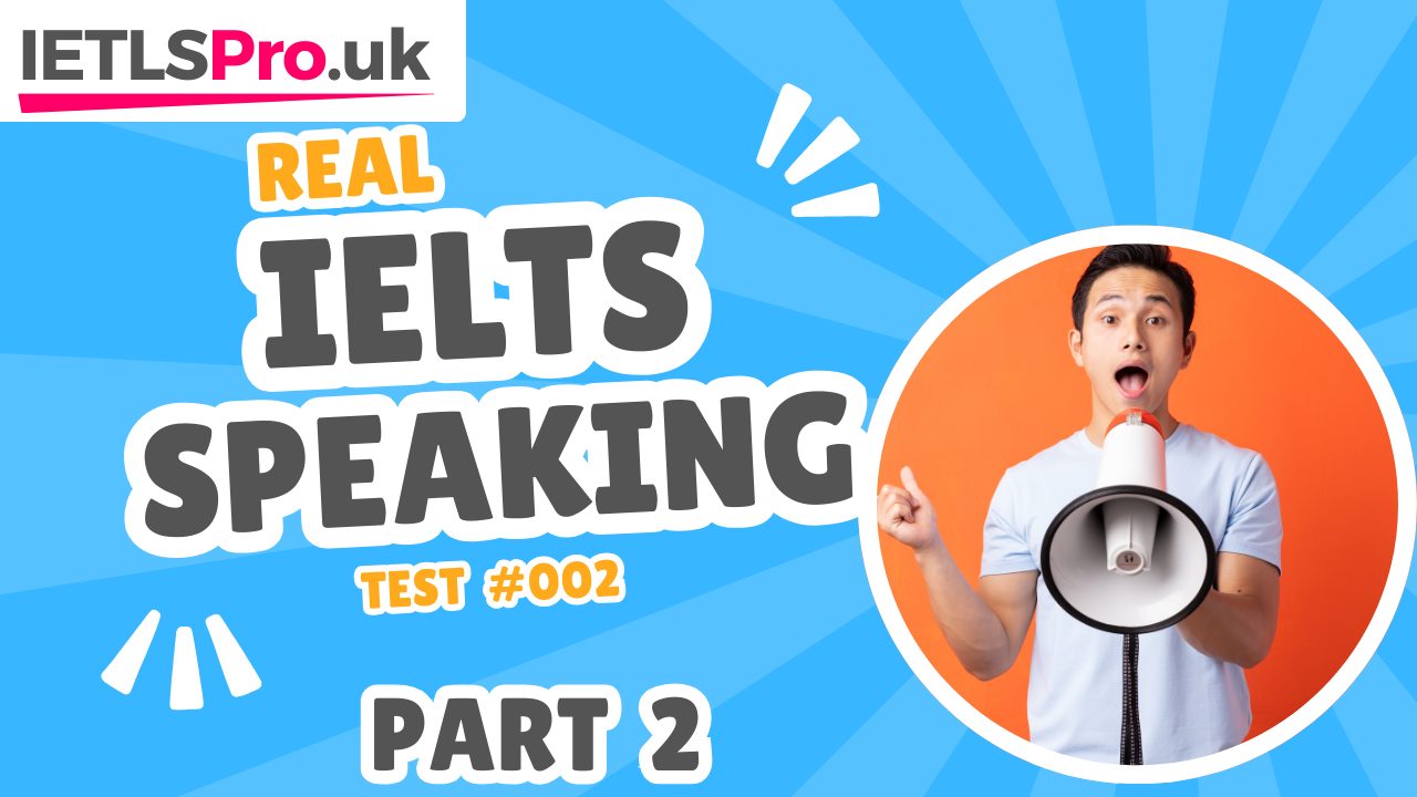 IELTS Speaking Practice Test / Part 2 #20